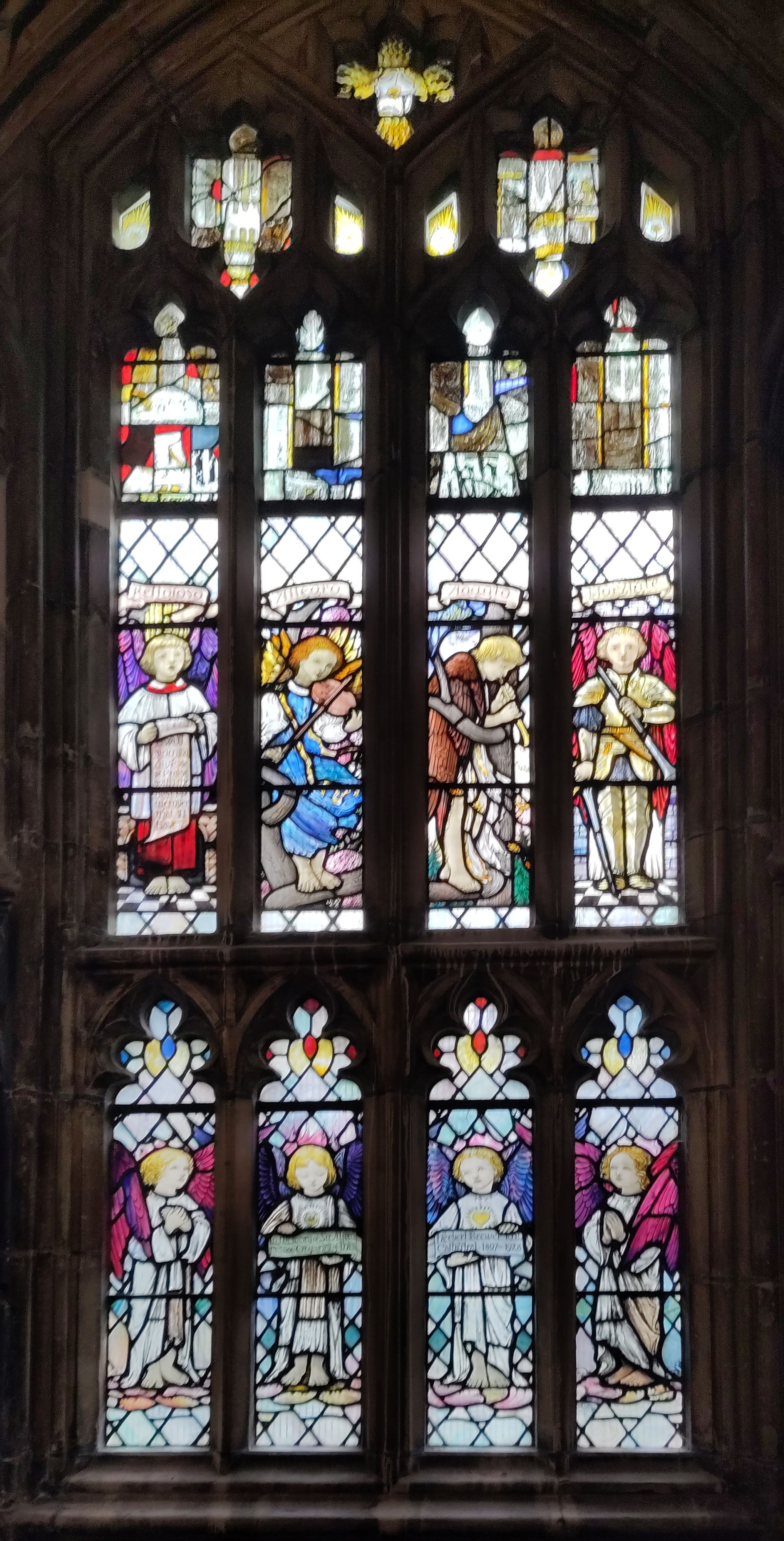 An image of a stained glass window.